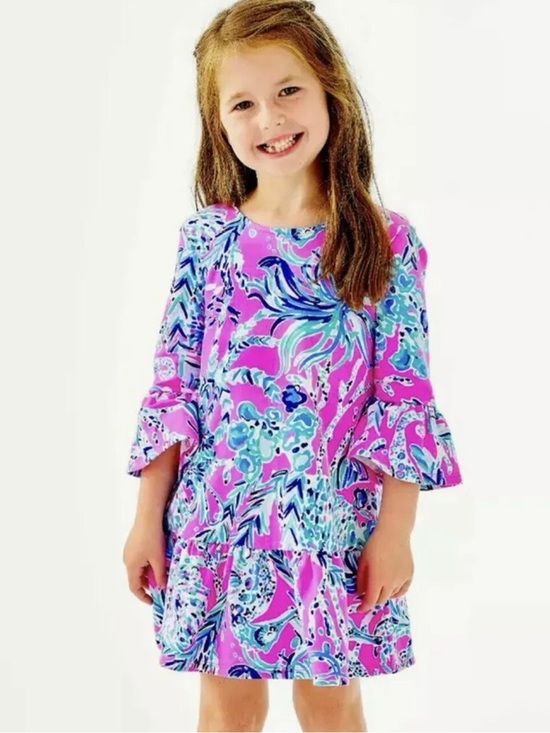 Lilly Pulitzer Other - Lilly Pulitzer Sorrento Dress New Kids‎ On The Dock girls size large
